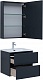 Aquanet Мебель для ванной Алвита New 60 2 ящика подвесная антрацит матовая – фотография-30